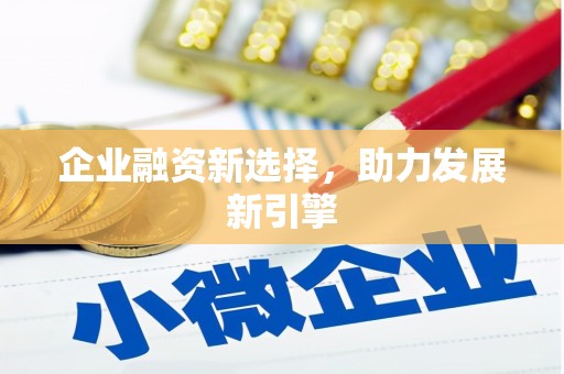 双台子企业融资新选择，助力发展新引擎