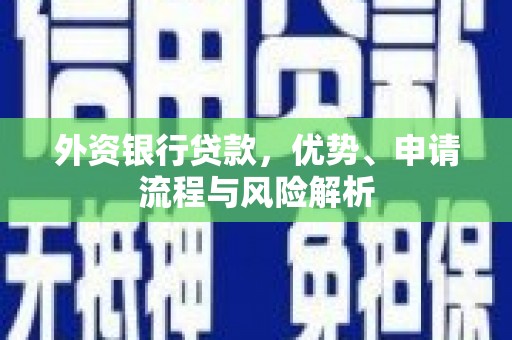 双台子外资银行贷款，优势、申请流程与风险解析