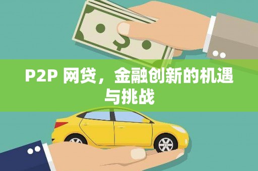 双台子P2P 网贷，金融创新的机遇与挑战