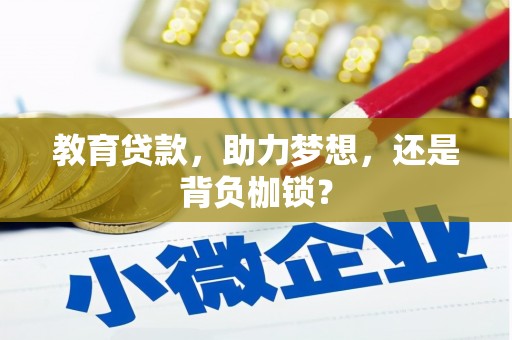 双台子教育贷款，助力梦想，还是背负枷锁？