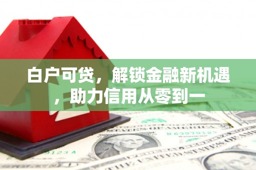双台子白户可贷，解锁金融新机遇，助力信用从零到一
