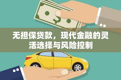 双台子无担保贷款，现代金融的灵活选择与风险控制