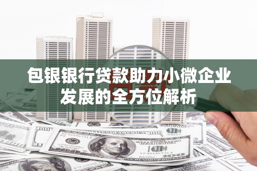 双台子包银银行贷款助力小微企业发展的全方位解析 双台子包银银行贷款助力小微企业发展的全方位解析