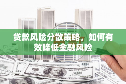 双台子贷款风险分散策略，如何有效降低金融风险