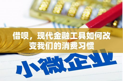 双台子借呗，现代金融工具如何改变我们的消费习惯