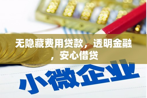 双台子无隐藏费用贷款，透明金融，安心借贷