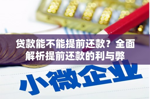 双台子贷款能不能提前还款？全面解析提前还款的利与弊