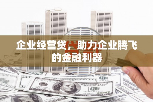 双台子企业经营贷，助力企业腾飞的金融利器