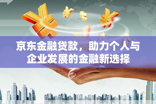 双台子京东金融贷款，助力个人与企业发展的金融新选择