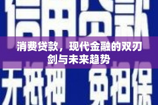 双台子消费贷款，现代金融的双刃剑与未来趋势