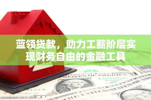 双台子蓝领贷款，助力工薪阶层实现财务自由的金融工具