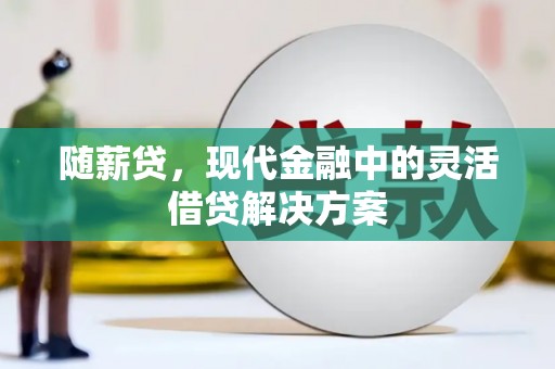 双台子随薪贷，现代金融中的灵活借贷解决方案