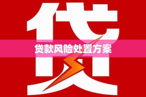 双台子贷款风险处置方案