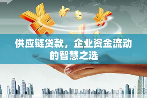 双台子供应链贷款，企业资金流动的智慧之选