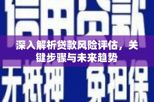 双台子深入解析贷款风险评估，关键步骤与未来趋势