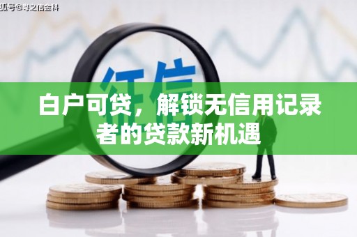 双台子白户可贷，解锁无信用记录者的贷款新机遇