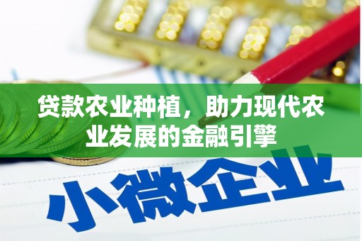 双台子贷款农业种植，助力现代农业发展的金融引擎