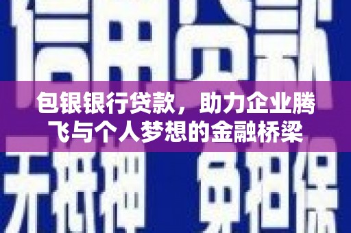 双台子包银银行贷款，助力企业腾飞与个人梦想的金融桥梁