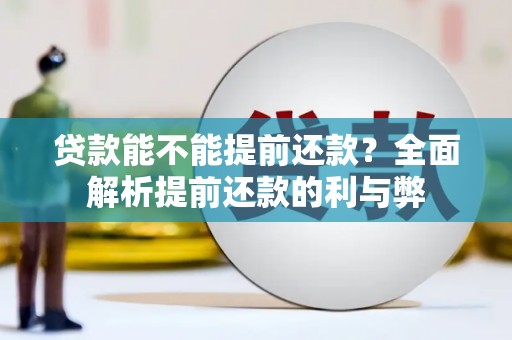 双台子贷款能不能提前还款？全面解析提前还款的利与弊