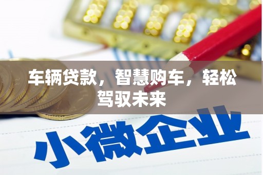 双台子车辆贷款，智慧购车，轻松驾驭未来