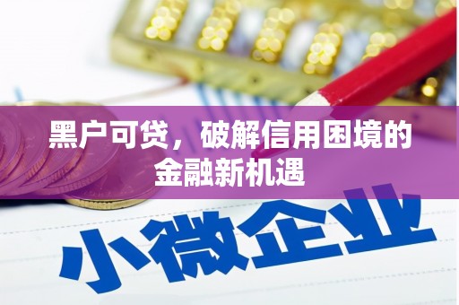 双台子黑户可贷，破解信用困境的金融新机遇