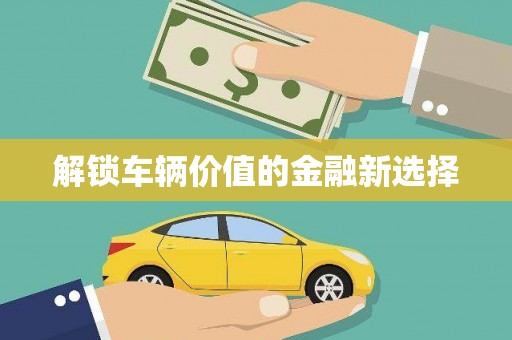 双台子解锁车辆价值的金融新选择