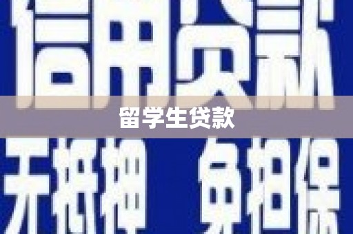 双台子留学生贷款