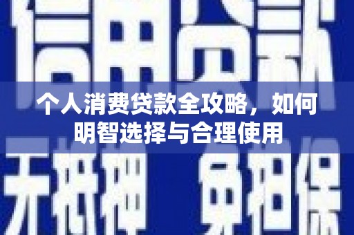 双台子个人消费贷款全攻略，如何明智选择与合理使用