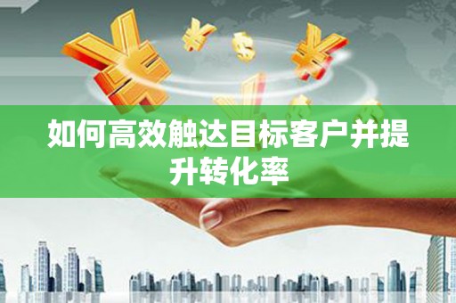 双台子如何高效触达目标客户并提升转化率