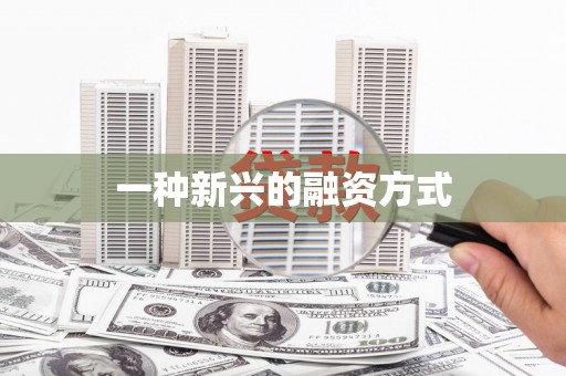 双台子一种新兴的融资方式